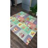 Сгъваемо детско килимче за игра, топлоизолиращо 180x200х1см - Мече и горски животни