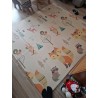 Сгъваемо детско килимче за игра, топлоизолиращо 160x180x1cm - модел Лисица и Тигър