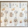 Сгъваемо детско килимче за игра, топлоизолиращо 180x200х1см - модел Лисица и Тигър