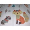 Сгъваемо детско килимче за игра, топлоизолиращо 180x200х1см - модел Лисица и Тигър