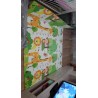 Сгъваемо детско килимче за игра, топлоизолиращо 160x180x1cm - Трафик + Джунгла
