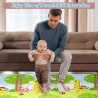 Топлоизолиращо килимче за игра - модел жирафи и слончета