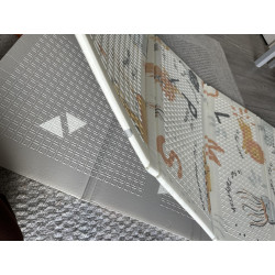 Сгъваемо бебешко килимче за игра XPE – меко и двулицево 160×180 см - модел 4854
