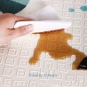 Двулицево килимче за игра - модел риби и карта на света